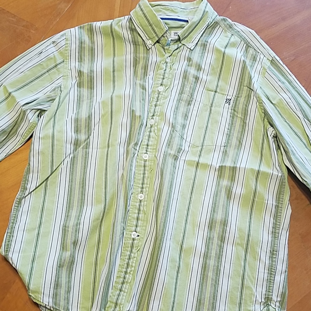 Industrial exchange button down shirt